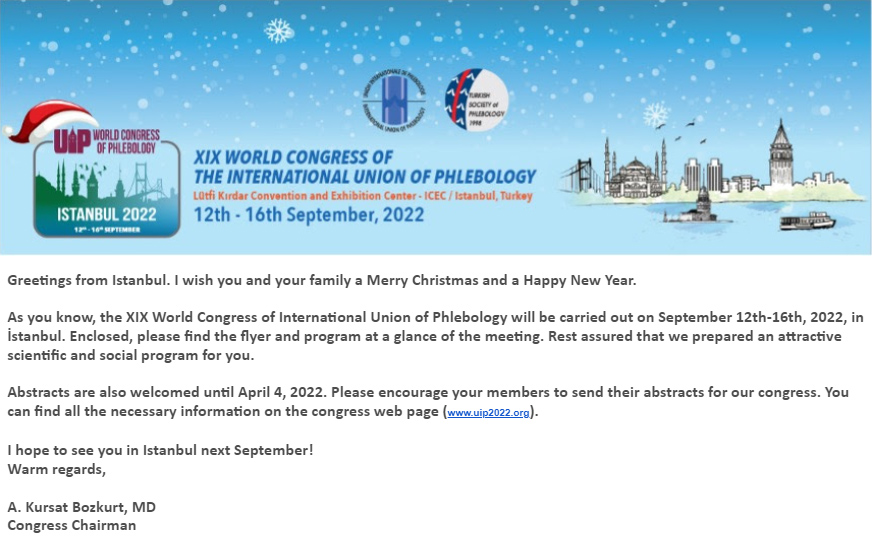 XIX WORLD CONGRESS OF PHLEBOLOGY